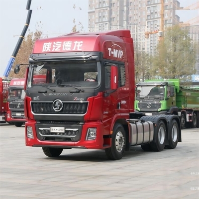 490 PS 6X4 Traktionsfahrzeugkopf mit 6 Zylindern Shaanxi Automobile Heavy Cadron X5000