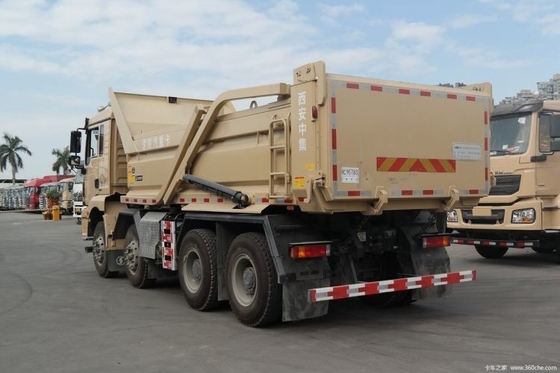 Shacman Delong M3000 8X4 5,8 m-Dump Trucks mit 5,6 * 2,3 * 0,9 m-Frachtbehälter