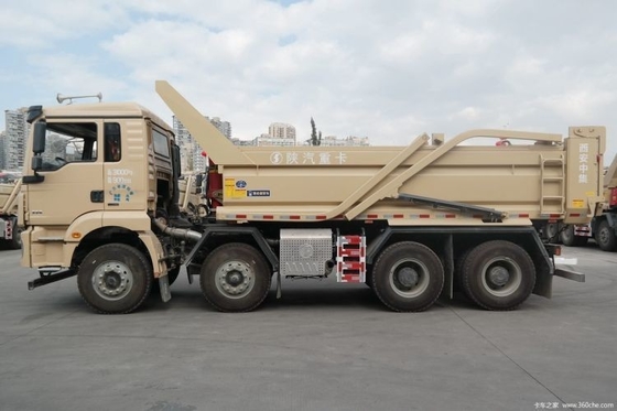 Shacman Delong M3000 8X4 5,8 m-Dump Trucks mit 5,6 * 2,3 * 0,9 m-Frachtbehälter