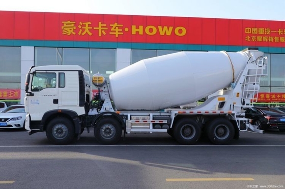 Boutique 340HP HOWO T5G 8X4 7,7 Quadrat Betonmischfahrzeug für Landmärkte