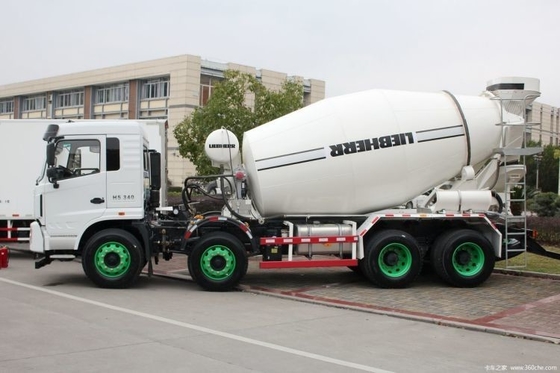 340 PS 8X4 7,99 Quadrat Betonmischfahrzeug Hauman H5 6,8 L Dieselkraftstoffmotor Kapazität