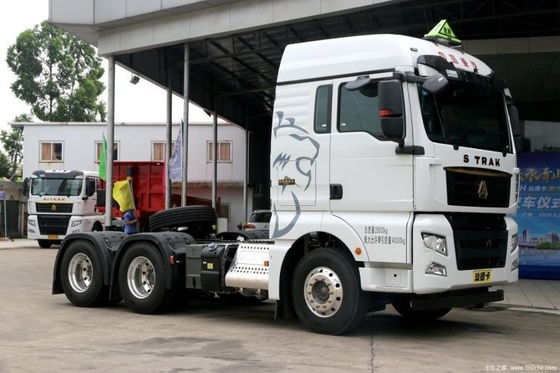 Warm gebraucht SinotruK SITRAK C7H 440HP 6X4 8X4 Traktorkopf mit 2 Passagiersitzen