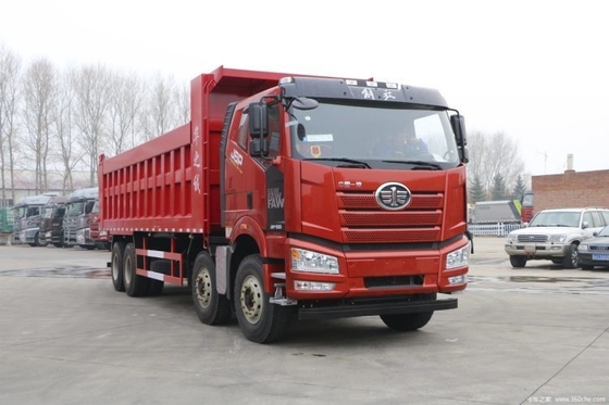 FAW Jiefang J6P Schwerlastwagen 500 PS 8X4 8m Dump Truck mit Kraftstoffbehälter 300-400L