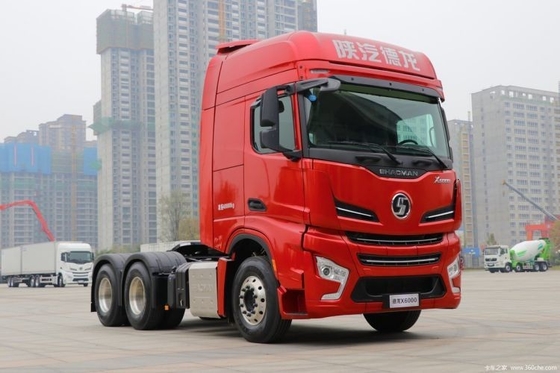 Shaanxi Qi Delong X6000 6X4 4X2 6X2 CNG-LNG-Traktor mit ABS und normaler Geschwindigkeitsregelung