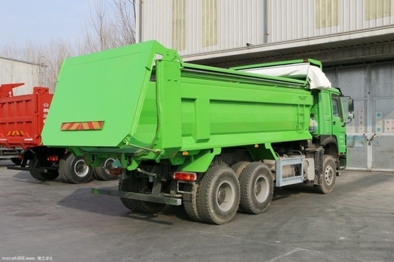 Multimedia-System Nationale Schwerlastwagen Gebraucht HOWO 6X4 371HP Umwelt Dump Truck