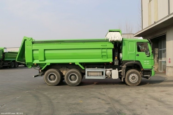Multimedia-System Nationale Schwerlastwagen Gebraucht HOWO 6X4 371HP Umwelt Dump Truck