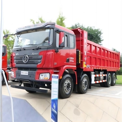 Shaanxi Qi Delong X3000 Stock Gebraucht 8X4 Dump Truck 8m Lastbehälter für schwere Ladung