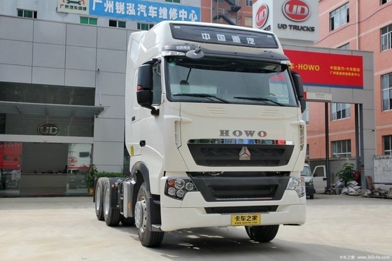 Euro 4 Schwerlastwagen Sinotruk HOWO T7H 480 PS 6X2 Traktionslastwagenkopf zu einem erschwinglichen Preis