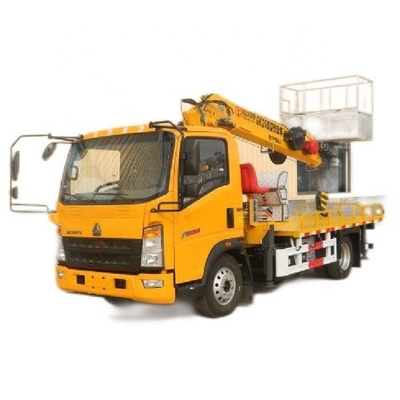 150 PS Gebraucht Boutique Howo 16-30 m Luftarbeitswagen mit Lkw-Kran