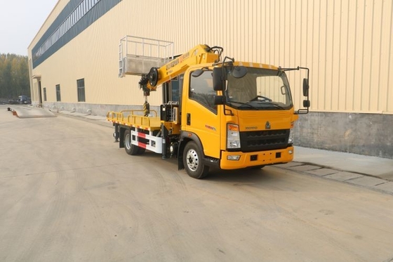 150 PS Gebraucht Boutique Howo 16-30 m Luftarbeitswagen mit Lkw-Kran