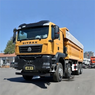 Nationaler Schwerlastwagen 8X4 375 PS Dump Truck Shandeka SITRAK G7 Kraftstoffbehälter Kapazität 0 km