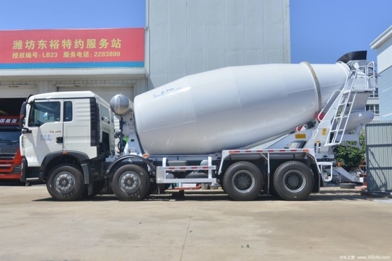 14000 Kg Popular SinotruK HOWO TX 340 PS 8X4 7.5 Quadrat Betonmischer