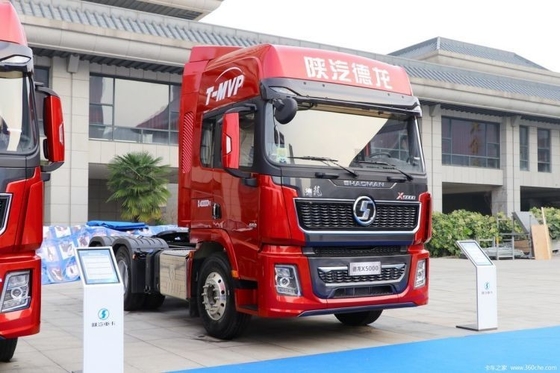 490 PS 6X4 Traktionsfahrzeugkopf mit 6 Zylindern Shaanxi Automobile Heavy Cadron X5000