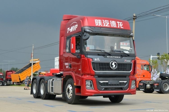 Dieselkraftstoff Shacman X5000 480 PS 6X4 AMT Automatisches Getriebe Traktionsfahrzeugkopf