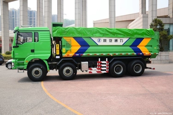 Shacman Delong M3000 336 PS 8X4 Dump Trucks mit 12 Vorwärtsschaltungen und Rechtsfahren