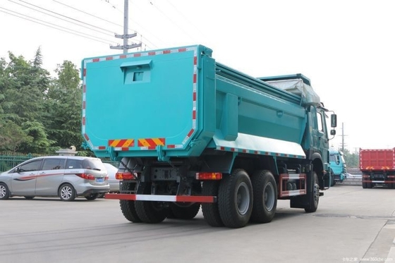 Höchstgeschwindigkeit 101KM Boutique HOWO Schwerlastwagen 380 PS 6X4 Dump Trucks mit Multimedia-System