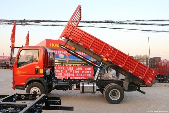 Boutique HOWO Humvee 129 PS 4X2 4,15 m Dump Trucks mit 100-200 L Kraftstoffbehälter