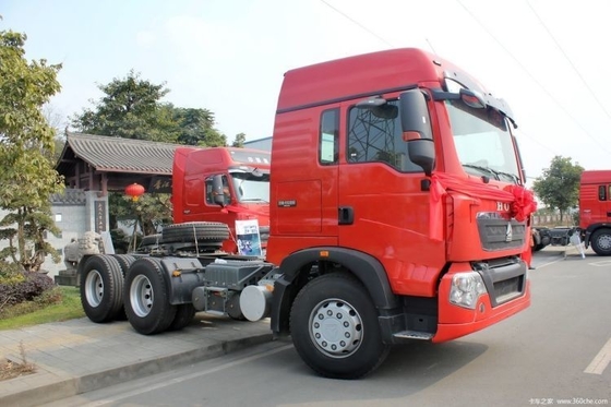 340 PS 6X4 Handgetriebe Nationaler Schwerlastwagen HOWO T5G Traktorfahrzeuge