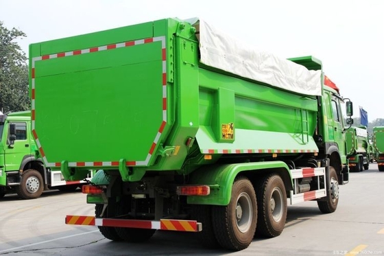 Beste Angebote auf Gebraucht HOWO Schwerlastwagen 340 PS 6X4 5,6m Dump Trucks mit Touchscreen