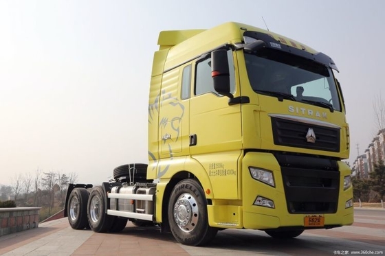 540 PS 6X4 Sinotruck SITRAK C7H Schwerlastwagen-Traktor mit richtiger Fahrtart und Eigenschaften