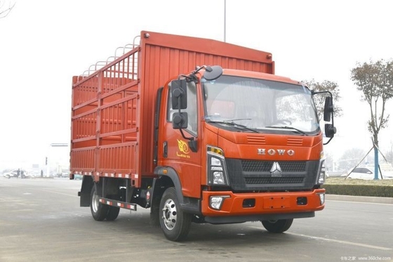 Lastbehälter Größe 4,15*2,45*2,3 m Schwerlastwagen HOWO Wang 4X2 160 PS Gitter-Leichtwagen
