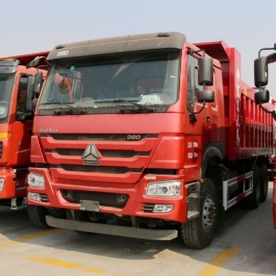6X4 380 PS HOWO Dump Truck mit 6m Ladungstank und 2 Passagieren zu einem budgetfreundlichen Preis