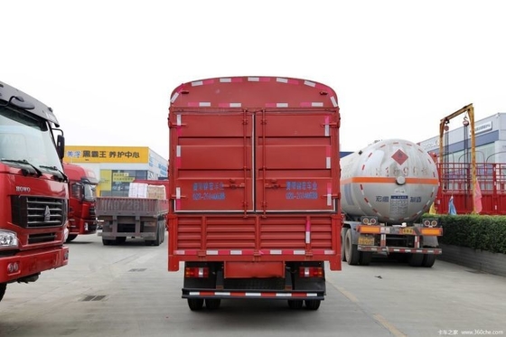 Sinotruk HOWO Commander 154 PS 4X2 Semi-Warehouse-Grid-Lkw mit 100-200L Tank