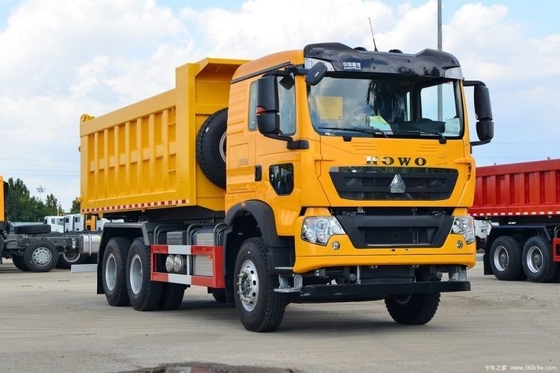 Weichhai Motor 400 PS 6X4 6,3m Dump Truck für 2 Passagiere im National Heavy Duty Truck