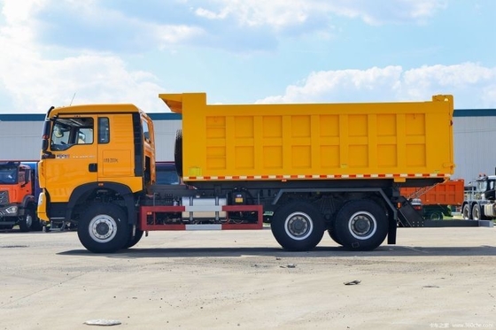 Weichhai Motor 400 PS 6X4 6,3m Dump Truck für 2 Passagiere im National Heavy Duty Truck