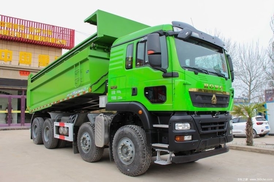 Weichhai Motor 12 Vorwärtsschalter Nationaler Schwerlastwagen HOWO TX7 460 PS 8X4 6,5m Dump Trucks
