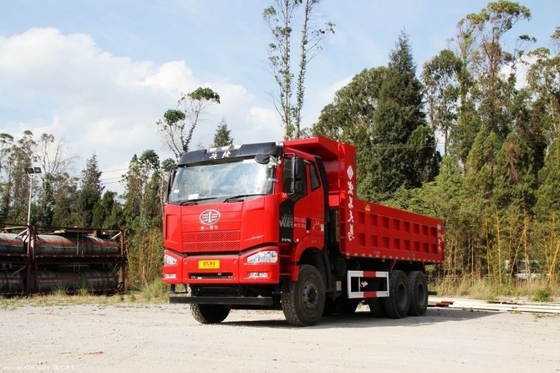 10 Reifennummer FAW Jiefang J6P Schwerlastwagen Südwestversion 370 PS 6X4 6,4 Meter Dump Truck