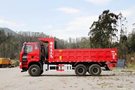 10 Reifennummer FAW Jiefang J6P Schwerlastwagen Südwestversion 370 PS 6X4 6,4 Meter Dump Truck