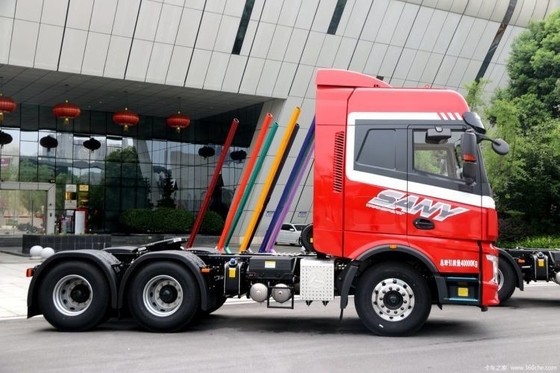500 PS 6X4 Traktor 0 Km Trinity Schwerlastwagen mit Luftaufhängung Fahrersitz