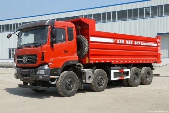 Weiterentwickelte Dongfeng Nutzfahrzeuge Tianlong KC Schwerlastwagen 450 PS 8X4 8,6m Dump Trucks