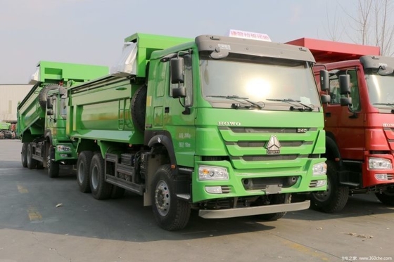 HOWO Schwerlastwagen 340 PS 6X4 6 M Dump Truck mit Luftfederung und Multimedia-System