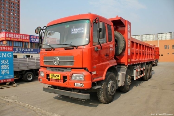 2010 Dongfeng Commercial Truck 280HP 8X4 7.6m Dump Truck mit Luft-Suspension Fahrersitz