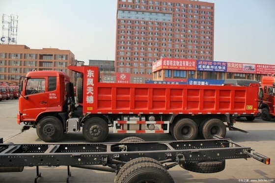 2010 Dongfeng Commercial Truck 280HP 8X4 7.6m Dump Truck mit Luft-Suspension Fahrersitz