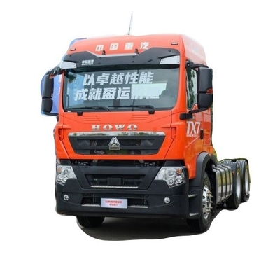 430 PS 6X4 Gebraucht-Lkw-Kopf HOWO TX Schwerlast-Lkw-Traktor mit großer Kraftstofftankkapazität