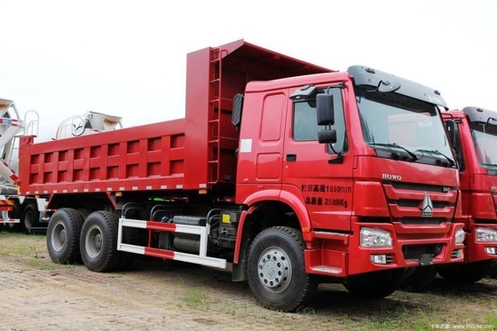 340 PS 6X4 5,6 m Sinotruk HOWO Schwerlastwagen Dump Truck für 10-15T GVW automatisches Fenster