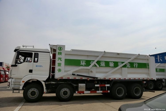 Warme gebrauchte Boutique-Autos Shacman Delong M3000 290 PS 8X4 7,6 m Dump Truck mit 6 Zylindern