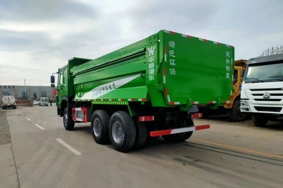 Sinotruk Haohan J5G 340 PS 6X4 5,6 Meter Abfuhrfahrzeuge mit ESC Ja und 12 Vorwärtsverschaltungsnummer