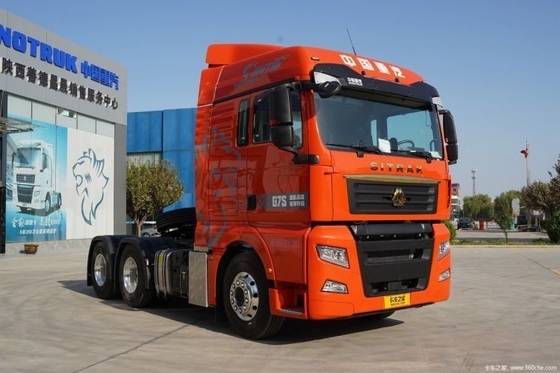 SITRAK G7S 610 PS 6X4 Schleppfahrzeugkopf mit hoher Kraftstofftankkapazität und automatischem Fenster