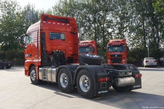 SITRAK G7S 610 PS 6X4 Schleppfahrzeugkopf mit hoher Kraftstofftankkapazität und automatischem Fenster