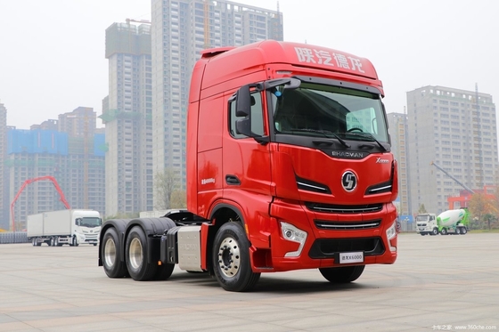 Shaanxi Auto X6000 560HP 6X4 automatischer Traktionslastwagenkopf mit ≥ 600L Kraftstofftankkapazität