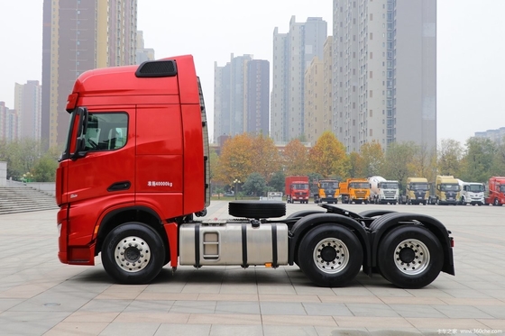 Shaanxi Auto X6000 560HP 6X4 automatischer Traktionslastwagenkopf mit ≥ 600L Kraftstofftankkapazität